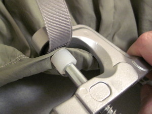 Use the KAM snap pliers to affix the socket.